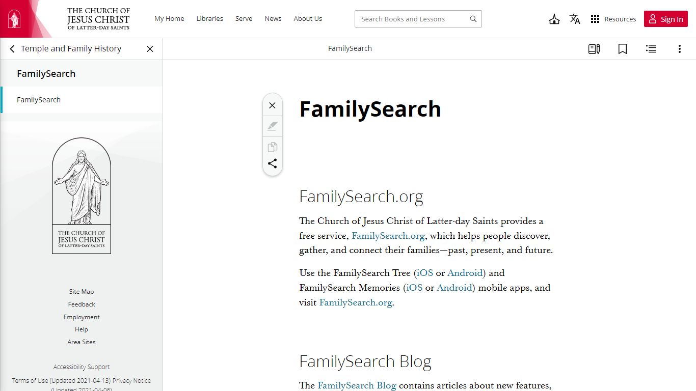 FamilySearch - The Church of Jesus Christ of Latter-day Saints